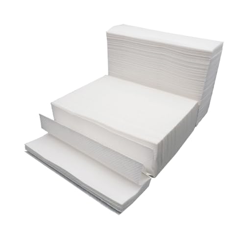 WEKAMOS Toallas de Papel Higiénico Gruesas 400 Hojas Pañuelos de Papel Absorbentes Uso Comercial y Doméstico Alta Resistencia y Gran Absorción