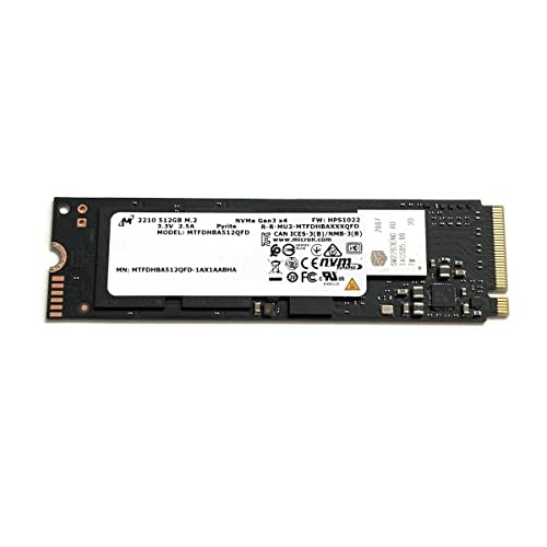 Micron Disque SSD 512 Go 2210 NVMe PCIe ...