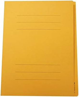 (まとめ）ナカバヤシ フラットファイルJ A4タテ150枚収容 背幅18mm イエロー フF-J80Y 1セット(100冊)【×3セ