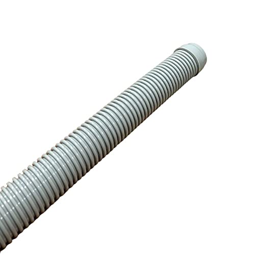 DPM Heavy-Duty Pro Swimming Pool Cleaner Hose 4 Ft Made in USA Swimming Pool Vacuum Cleaner Sectional Hose Universal Compatible Navigator Baracuda G3 Kreepy Krauly Rebel Aquanaut (1, Frost Gray)