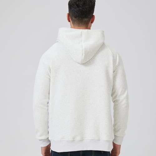 Men's Fleece Half-zip Hoodie Fit Ultra Soft Hooded Sweatshirt With Pockets Casual Pullover4