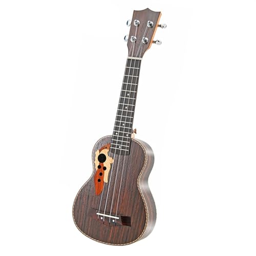 ZAMASS Professional Ukeleles 23-inch Ukulele Rosewood Body Special Sound Hole Ukulele 4-string Small Guitar Instrument