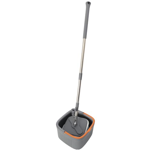 Vadrouille rotative microfibre balai à essorage automatique pour sol net - 6