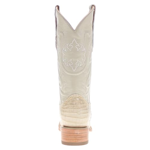 Image of Vaccari Men's Travis Genuine American Alligator Belly Leather Western Cowboy Boots