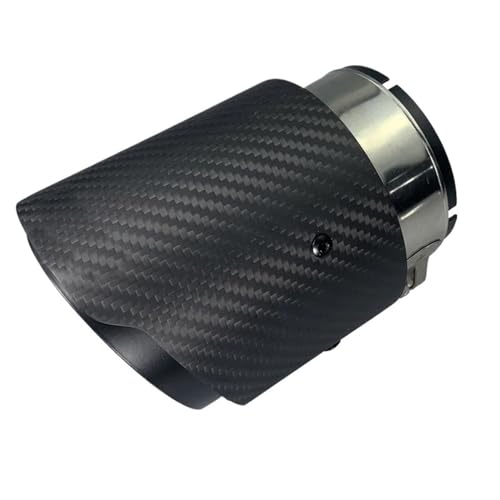 Embouts d'échappement voiture carbone mat 86 mm canule noire pour BMW F16