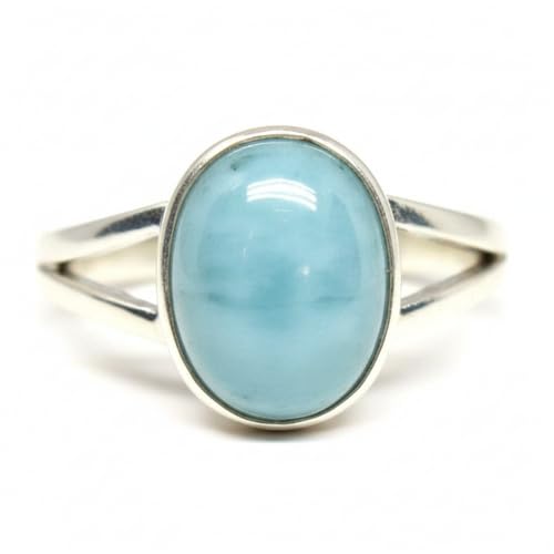 Aigue-marine naturelle bague ovale argent sterling mixte, fini les bijoux ternes