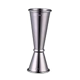 Versátil: utiliza este medidor de alcohol para medir ginebra, vodka y ron para cócteles simplemente para disfrutar de una gota de whisky en una noche tranquila