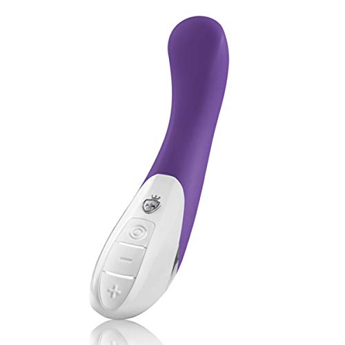 Vibromasseur Al Punto en silicone violet de 25 cm pour des moments de detente pure