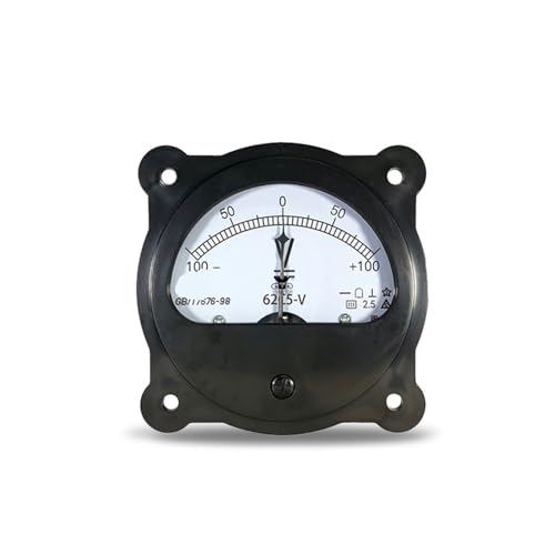Voltmètre CC bidirectionnel 62C5 -50V To 50V, l'excellence de la mesure analogique