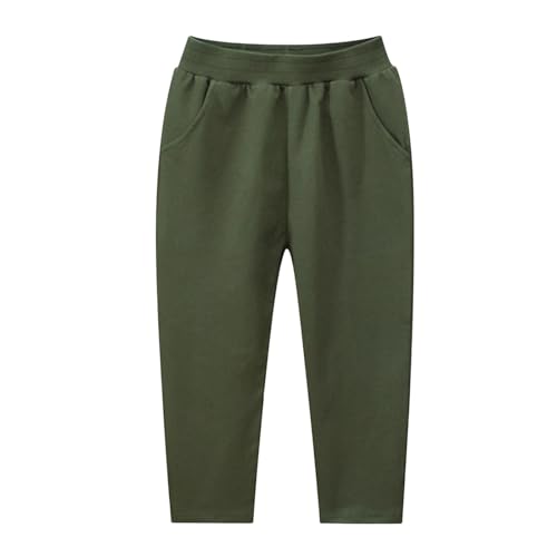 Fall Sweatpants for Boys Kids Toddler Solid Color Jogger Pants Elastic Waist Casual Athletic Sweat Pants with Pockets