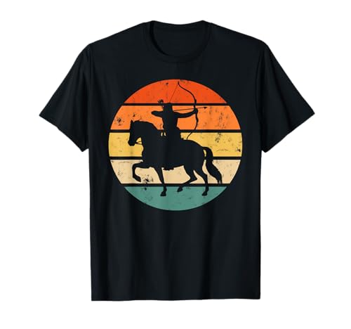 Mounted Archery Horse Archer Retro T-Shirt