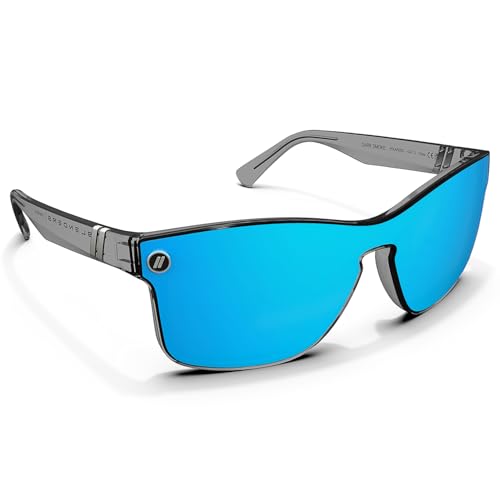 Blenders Eyewear Canyon X2 Polarized Sunglasses for Women & Men PureBlend Lenses with 100% UV Protection Stylish Performance Shades for Active Days Sports Beach Dark Smoke