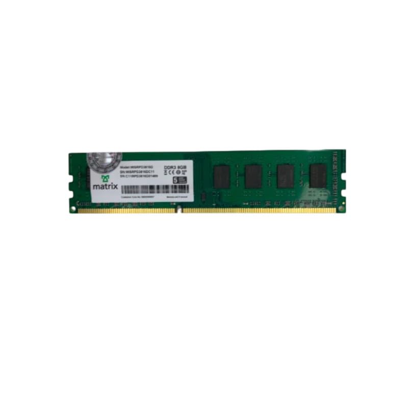 Matrix RAM 8 GB DDR3 1600 MHz Desktop I DIMM Desktop Memory I MISRD3826D I 5 Years Warranty (B0D4YXB5J6) Amazon Price History, Amazon Price Tracker