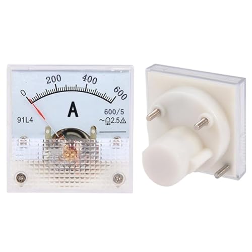 Ampèremètre AC de type pointeur 91L4 A boîtier robuste 45x45mm calibré 450/5A