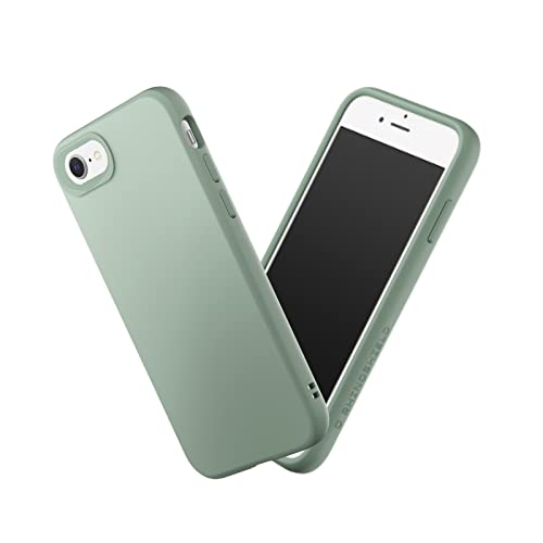 Coque iPhone SE fine antichoc RHINOSHIELD SolidSuit protection premium appareil photo vert sauge
