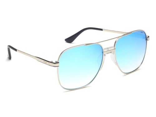 Image of FILA 100% UV protected sunglasses for Men | Size- Large | Shape- Square | Model- SFI507K58579BSG