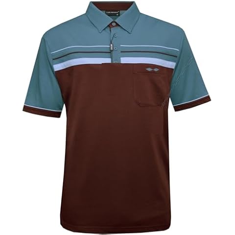 Tom Hagan Men's Polo Shirt with Pocket Cover
