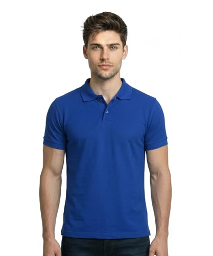 Image of Scott International Cotton Polo T Shirt | Collar Half Sleeves Plain T-Shirt | Tshirt for Men Stylish | Casual Tee for Office, Sports, Gym & Everyday Comfort | Men's Breathable All-Season Tshirt