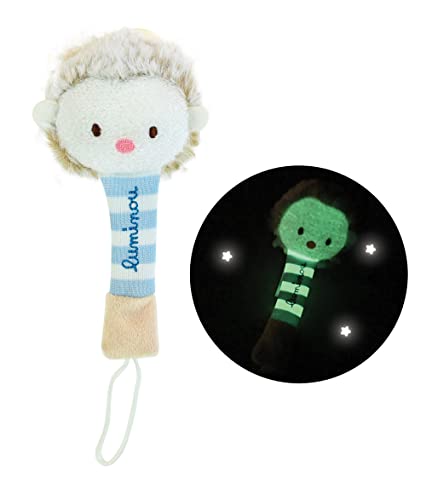 Jemini Bleu LUMINOU Accroche tétine Lumineux Naturelle Fonctionne sans Pile +/-21 cm, 040722 Cover