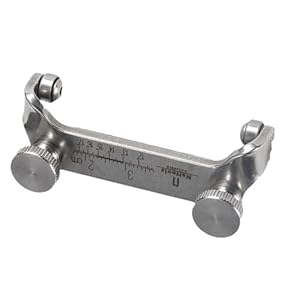 MLWSKERTY Leder-Schneiderschärfer mit Skala