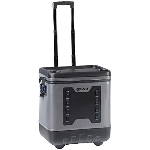 Evolution Outdoor EVO Leak Resistant 50qt Premium Rolling Cooler with Wheels Cover