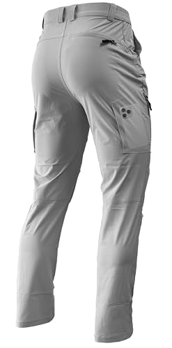 FFEATIANDY Men's Lightweight Hiking Pants Quick Dry Waterproof Stretch Travel Fishing Camping Work...