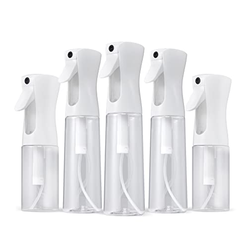 Mister Mist Spray Bottles 5-Pack. Continuous Mist Spray Bottle for ...