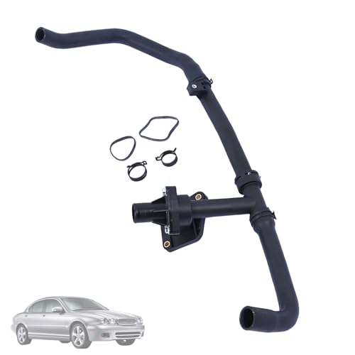Getfarway C2S43430 Radiator Top Hose With Thermostat Petrol Compatible with Jaguar X-Type 2002 2003 2004 2005 2006 2007 2008