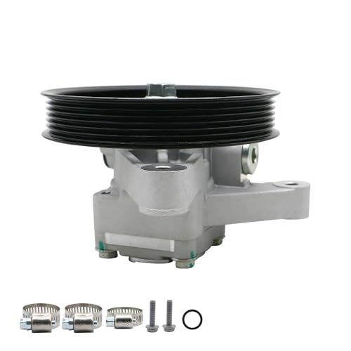 Image of 21-5442 Power Steering Pump with Pulley Fits for 2005-2008 Honda Pilot 3.5, 2005-2010 Honda Odyssey 3.5, 2003-2006 Acura MDX 3.5, 2007-2013 Acura MDX 3.7, Replace 56110-RGL-A03 56110-PVJ-A01