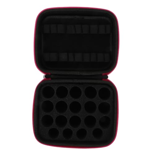 KESYOO 1個 エッセンシャルオイルパック エッセンシャルオイルボックス エッセンシャルオイルボトルオーガナイザー エッセンシャルオイルの財布 トラベルバッグ 万能オイル収納ケース エヴァ