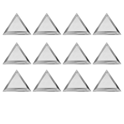 Bandejas para clasificar cuentas con diseño triangular para verter abalorios sin pérdidas 2