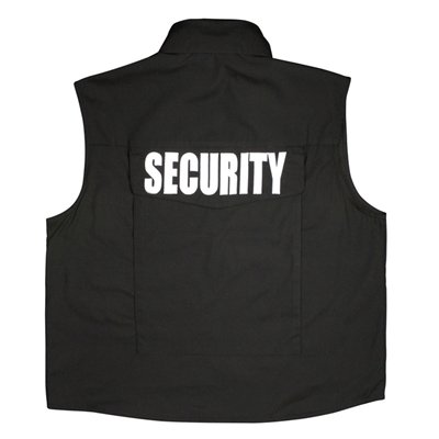Rothco Security Ranger Vest, Black, 4X #TOP1