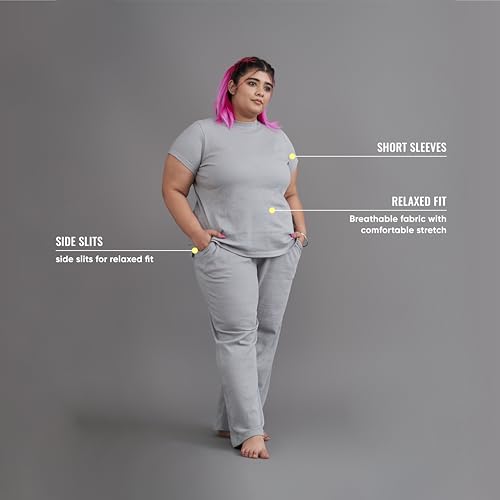 Image of Spirit Animal Plus Size Tshirts for Women | Casual Tshirts for Women | Tshirts for Women Workout, Gym, Running | Yoga Tshirt | Sweat Wicking Fabric | Relaxed Fit | Quick Dry