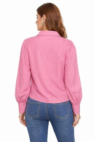 Image of MIZAGO Regular Fit Women's Casual Long Sleeve Rayon Shirt