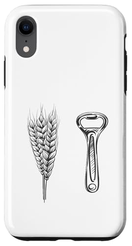 Décapsuleur de bière, orge, Malt, Classique rétro Coque pour iPhone XR