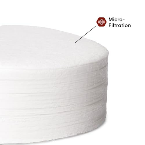 Image of AeroPress Coffee Maker White Paper Micro-Filters, Compostable Coffee Filters Made From White, Chlorine-Free Paper, Fits Standard Size AeroPress Manual Coffee Makers, 350 Count