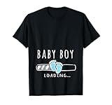 Pregnant Mom Baby Boy Loading T-Shirt