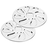 Cabilock 2stücke Edelstahl Serviertablett Praktischer Austernteller Wiederverwendbarer Servierteller Für Haushalt Und Restaurantgebrauch Serviertablett Für Küche