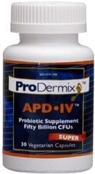 Kosher APD IV Probiotic Supplement 50 Billion CFUs Super 30 Vegetarian Capsules