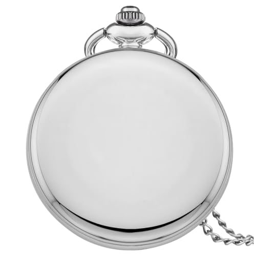 Image of Vintage Quartz Pocket Watches for Men with Chains, Analog Pocket Watch for Women, Gifts for Dad /Grandpa Gifts for Him for Birthday