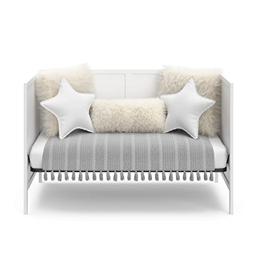 Graco Theo Convertible Crib (White) – Converts From Baby Crib To Toddler Bed And Daybed, Fits Standard Full-Size Crib Mattress, Adjustable Mattress Support Base #TOP5