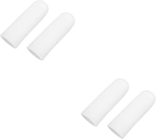 FOMIYES 4 Pcs Finger Sleeves Support Fingertip Sleeve Finger Support Finger Caps Silicone Toe Caps Finger