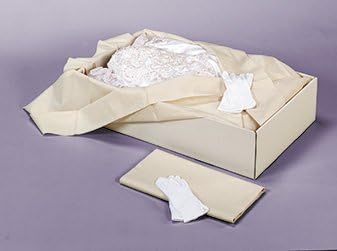 Foster-Stephens Wedding Dress Preservation Kit | Acid-Free and Archival Storage | Family Heirloom and Wedding Gown Keepsake Preservation Box | Large