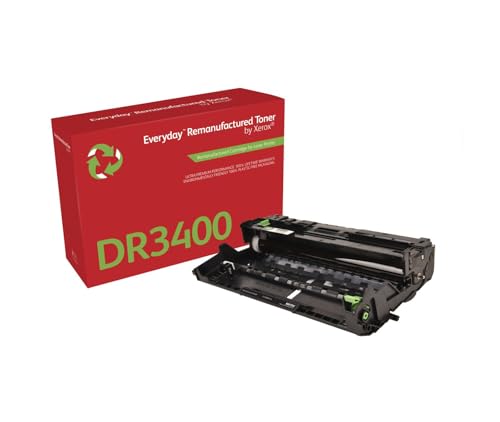 Xerox Everyday Compatible Brother DR3400 Tambour Noir, capacité Standard, reconditionné