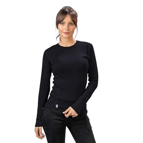 T-shirt manches longues mérinos femme pur confort premium