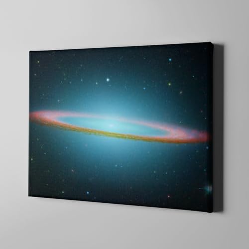 Decoración galaxia Sombrero en lienzo mediano: transforma tu salón con el Hubble 2