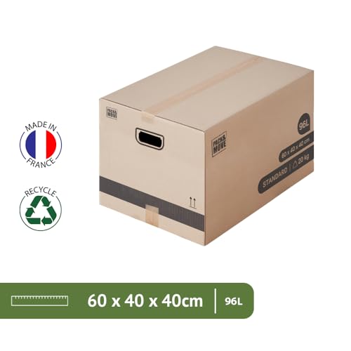 Cartons déménagement de taille L pour emballer et protèger vos vêtements - 3