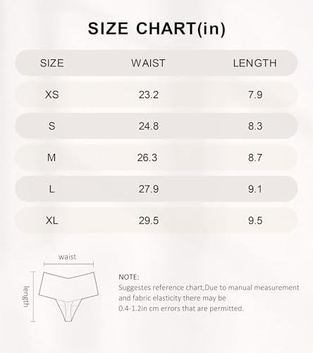 DEANGELMON Women Seamless Underwear Hipster Microfiber Bikinis Panties No Show Invisible Comfortable Pack