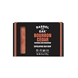 Olivina Men Exfoliating Bar Soap, Bourbon Cedar, 6 Fl. Oz.