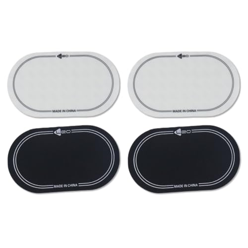 CashBeat 4Pcs Bass Drum Pedal Dampening Patches, Self-Adhesive Mute Pads
